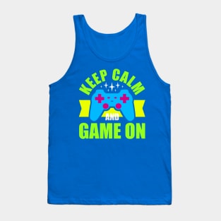 Keep Calm and Game On Tank Top